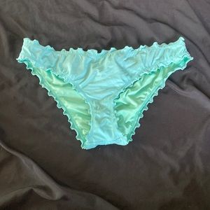 Ruffled bathing suit bottoms